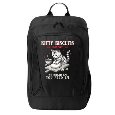 Kitty Biscuits We Knead Em You Need Em Cat Lover Baking City Backpack