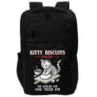 Kitty Biscuits We Knead Em You Need Em Cat Lover Baking Impact Tech Backpack