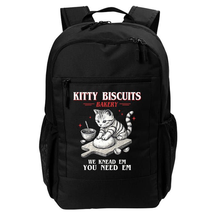 Kitty Biscuits We Knead Em You Need Em Cat Lover Baking Backpack