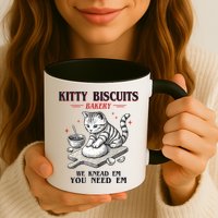 Kitty Biscuits We Knead Em You Need Em Cat Lover Baking Mug