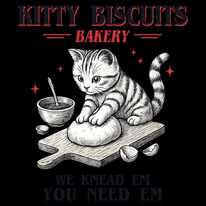 Kitty Biscuits We Knead Em You Need Em Cat Lover Baking Mug