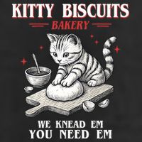 Kitty Biscuits We Knead Em You Need Em Cat Lover Baking 11oz C Handle Ceramic Mug
