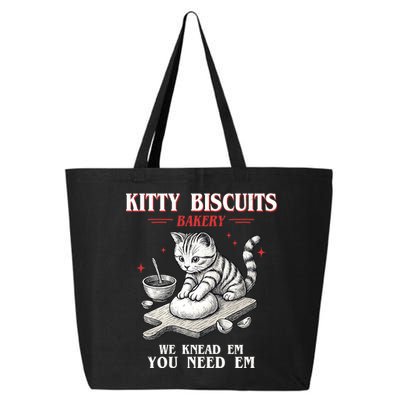 Kitty Biscuits We Knead Em You Need Em Cat Lover Baking 25L Jumbo Tote