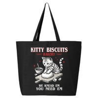 Kitty Biscuits We Knead Em You Need Em Cat Lover Baking 25L Jumbo Tote
