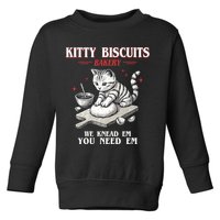 Kitty Biscuits We Knead Em You Need Em Cat Lover Baking Toddler Sweatshirt