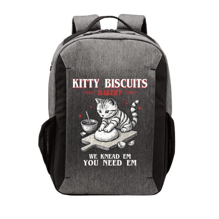 Kitty Biscuits We Knead Em You Need Em Cat Lover Baking Vector Backpack