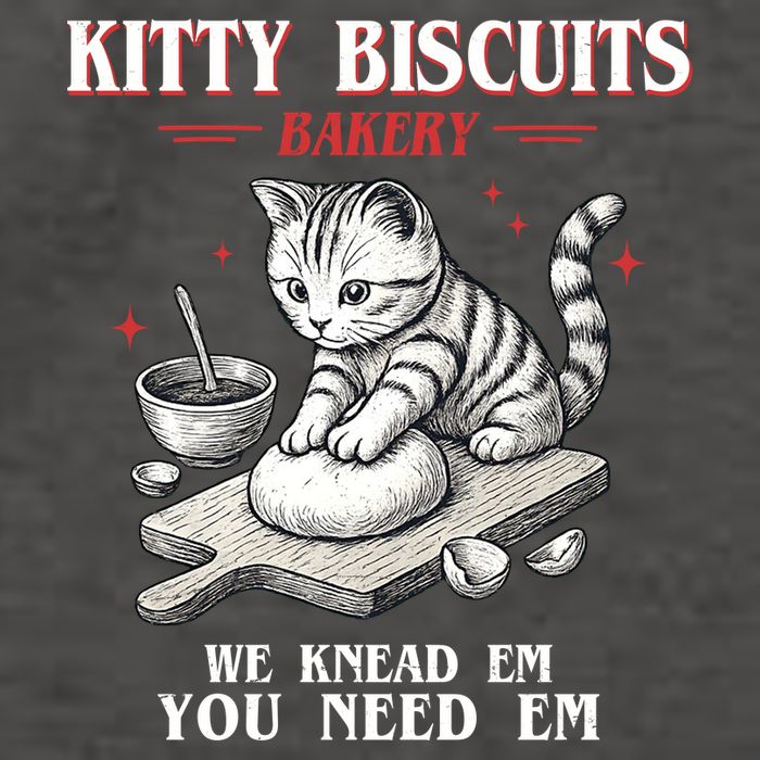 Kitty Biscuits We Knead Em You Need Em Cat Lover Baking Vector Backpack