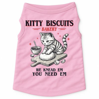 Kitty Biscuits We Knead Em You Need Em Cat Lover Baking Doggie Tank