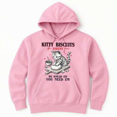 Kitty Biscuits We Knead Em You Need Em Cat Lover Baking Hoodie