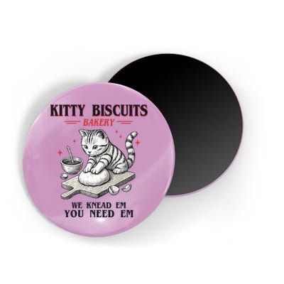 Kitty Biscuits We Knead Em You Need Em Cat Lover Baking Magnet