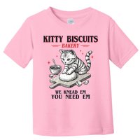 Kitty Biscuits We Knead Em You Need Em Cat Lover Baking Toddler T-Shirt