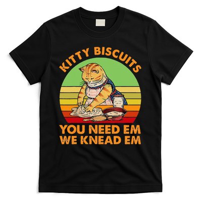 Kitty Biscuits You Need Em We Knead Em Vintage T-Shirt