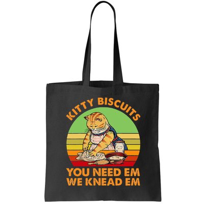 Kitty Biscuits You Need Em We Knead Em Vintage Bag
