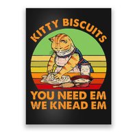 Kitty Biscuits You Need Em We Knead Em Vintage Poster