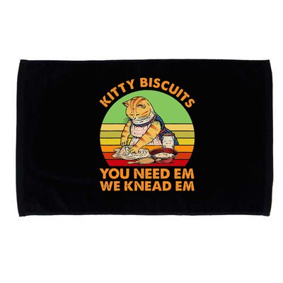 Kitty Biscuits You Need Em We Knead Em Vintage Microfiber Hand Towel