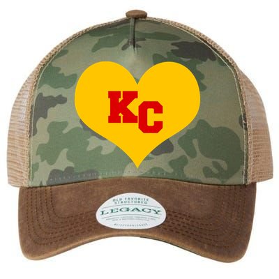 KC Football Heart Kansas City Fan Legacy Tie Dye Trucker Hat