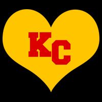 KC Football Heart Kansas City Fan Cooling Performance Crew T-Shirt