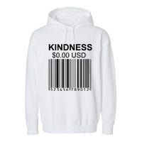 Kindness Costs 0.00 USD Garment-Dyed Fleece Hoodie