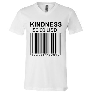 Kindness Costs 0.00 USD V-Neck T-Shirt