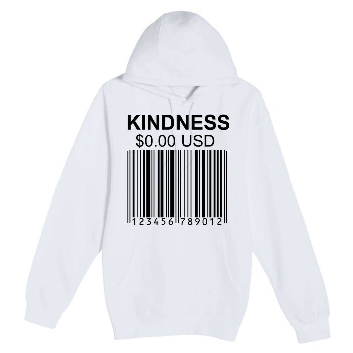 Kindness Costs 0.00 USD Premium Pullover Hoodie