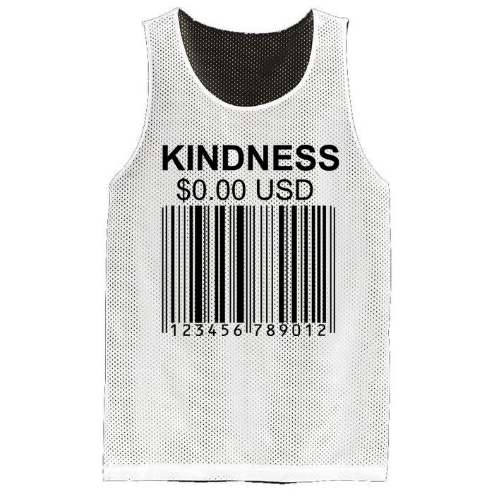 Kindness Costs 0.00 USD Mesh Reversible Basketball Jersey Tank