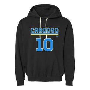 Kamilla Cardoso 10 Chicago Basketball Garment-Dyed Fleece Hoodie