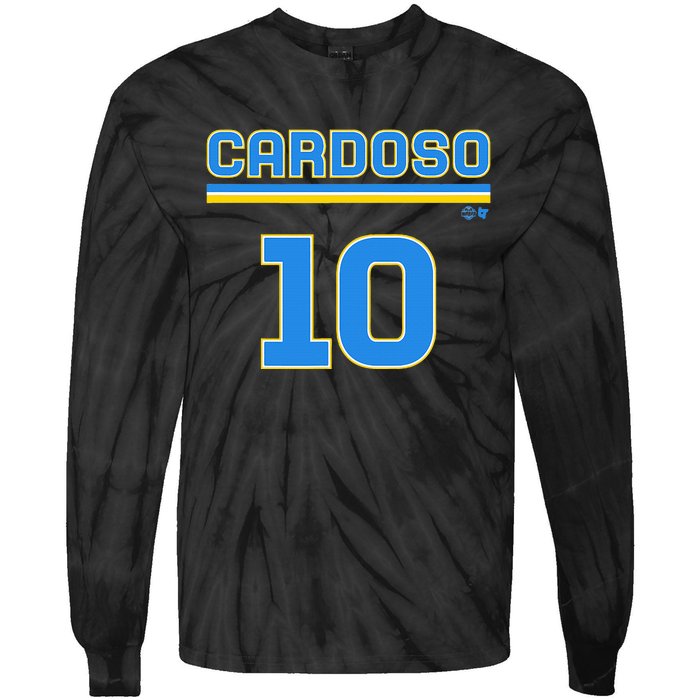 Kamilla Cardoso 10 Chicago Basketball Tie-Dye Long Sleeve Shirt