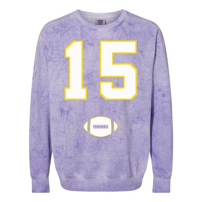 Kansas City 15 Kc Kansas Colorblast Crewneck Sweatshirt