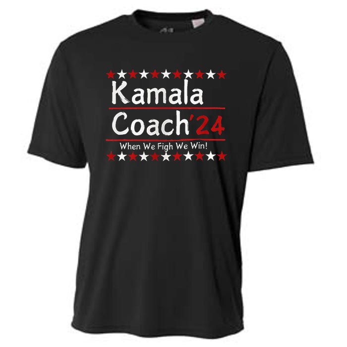 Kamala Coach 24 When We Fight We Win American Gift Women Cooling Performance Crew T-Shirt