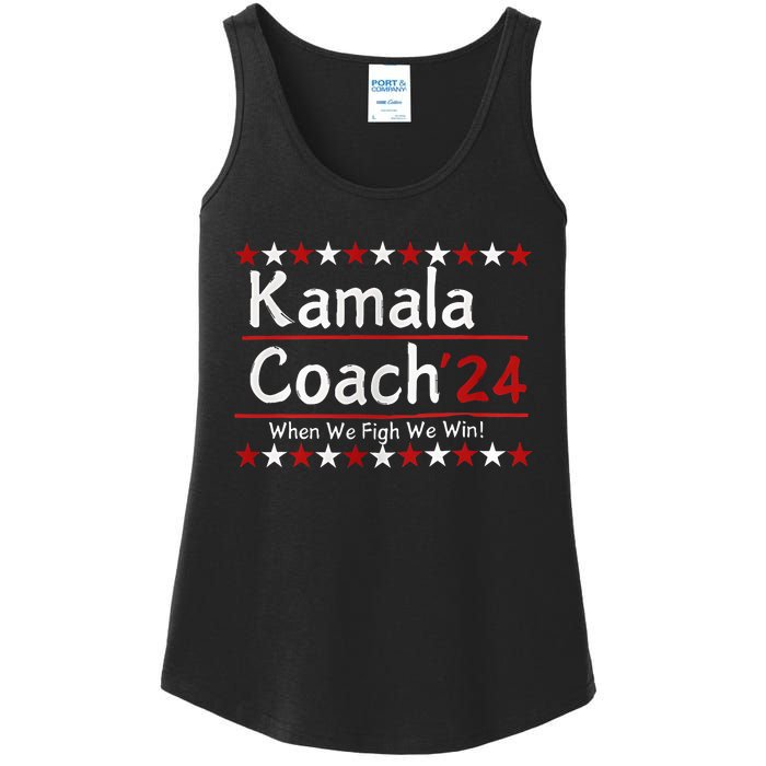 Kamala Coach 24 When We Fight We Win American Gift Ladies Essential Tank