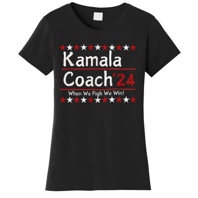 Kamala Coach 24 When We Fight We Win American Gift Women's T-Shirt