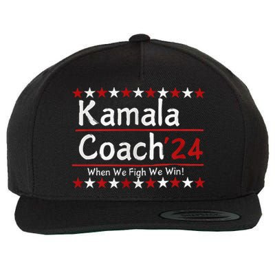 Kamala Coach 24 When We Fight We Win American Gift Wool Snapback Cap