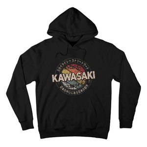 Kawasaki City 90s Retro Japan Aesthetics 80s Kawasaki Hoodie