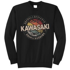 Kawasaki City 90s Retro Japan Aesthetics 80s Kawasaki Tall Sweatshirt