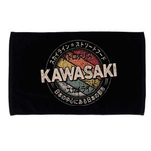 Kawasaki City 90s Retro Japan Aesthetics 80s Kawasaki Microfiber Hand Towel