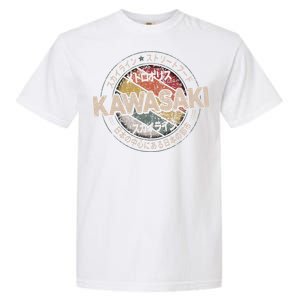 Kawasaki City 90s Retro Japan Aesthetics 80s Kawasaki Garment-Dyed Heavyweight T-Shirt