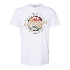 Kawasaki City 90s Retro Japan Aesthetics 80s Kawasaki Softstyle CVC T-Shirt