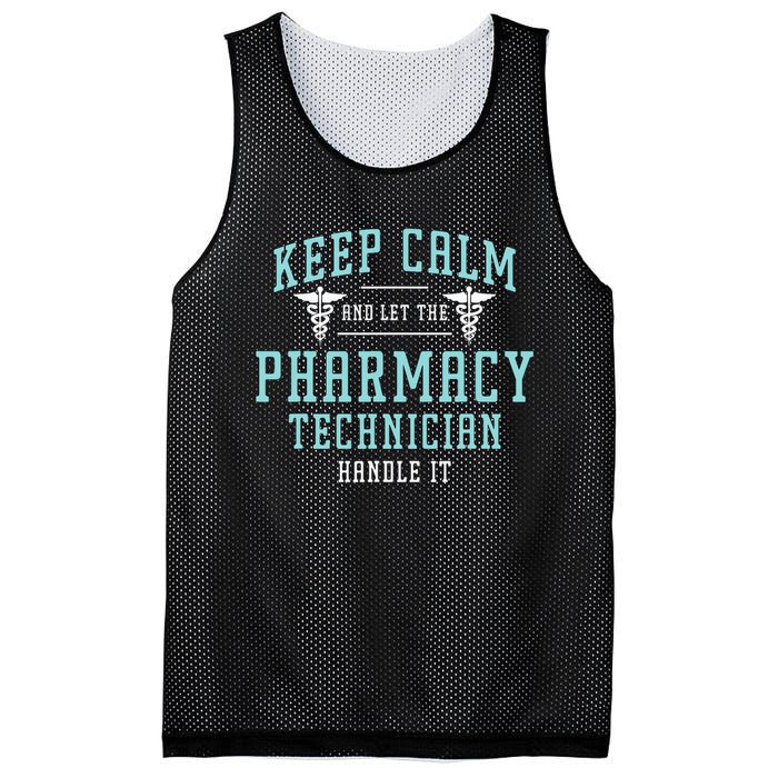 Keep Calm And Loves Health Care Medicine Pharmacy Technician Mesh Reversible Basketball Jersey Tank