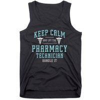 Keep Calm And Loves Health Care Medicine Pharmacy Technician Tank Top