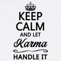 Keep Calm And Let Karma Handle It Wool Snapback Cap