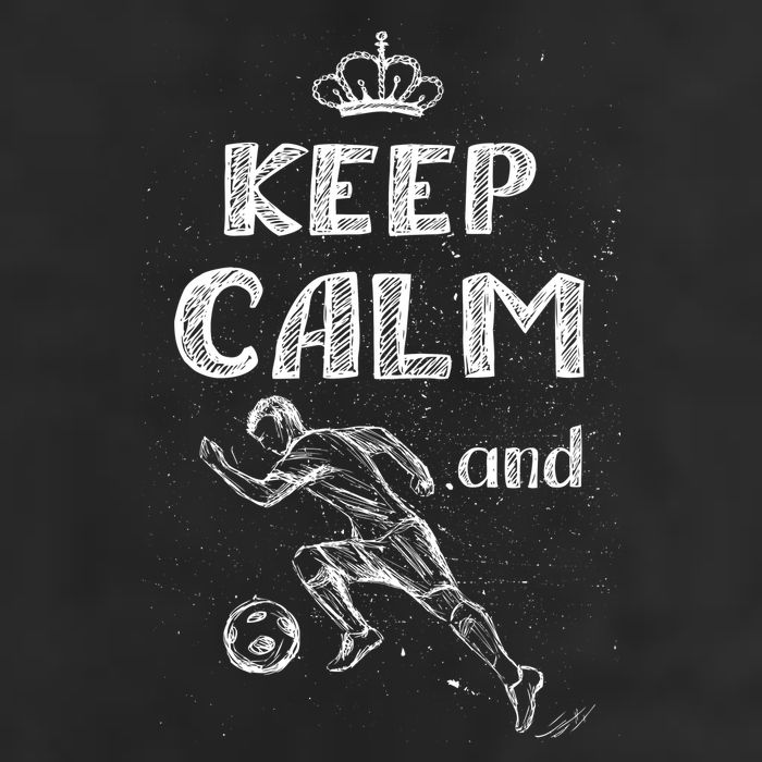 Keep Calm And Play Soccer Cool Comfort Performance Bucket Hat