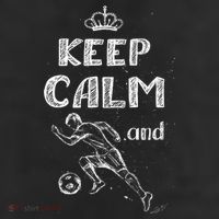 Keep Calm And Play Soccer 7 Panel Mesh Trucker Snapback Hat