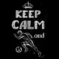 Keep Calm And Play Soccer Crop Top