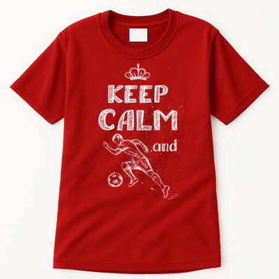 Keep Calm And Play Soccer Tall T-Shirt