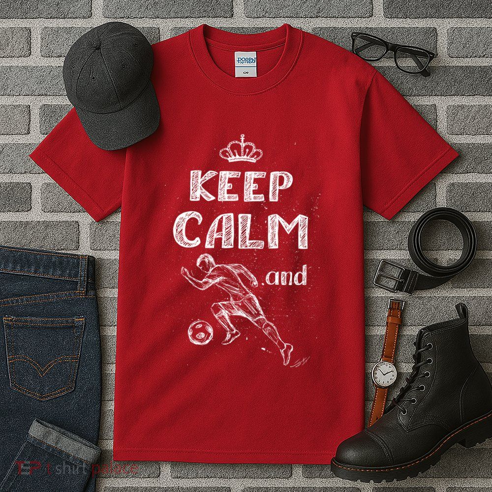 Keep Calm And Play Soccer Tall T-Shirt