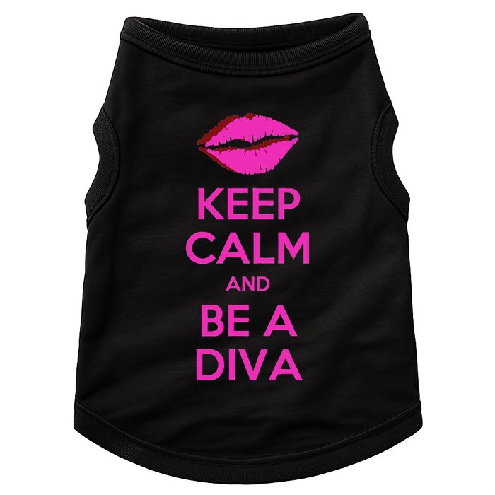 Keep Calm And Be A Diva Doggie Tank