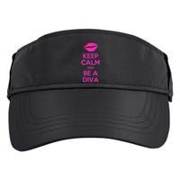 Keep Calm And Be A Diva Adult Drive Performance Visor