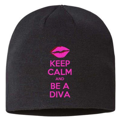 Keep Calm And Be A Diva Sustainable Beanie