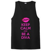 Keep Calm And Be A Diva PosiCharge Competitor Tank