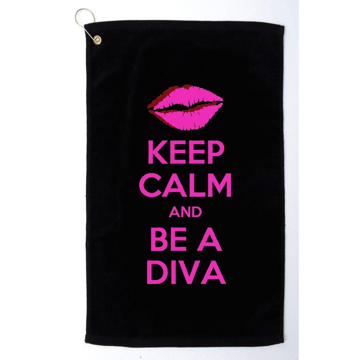 Keep Calm And Be A Diva Golf Towel